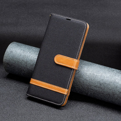 Color Block Denim Texture Leather Phone Case, For Samsung Galaxy S25 5G, For Samsung Galaxy S25+ 5G