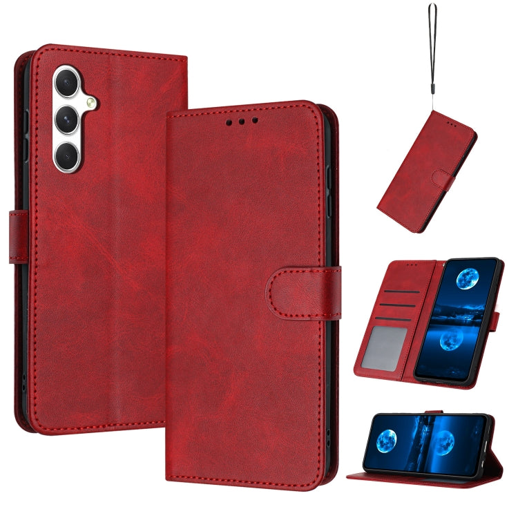 Solid Calf Texture Flip Leather Phone Case, For Samsung Galaxy S26+ 5G, For Samsung Galaxy S26 Ultra 5G, For Samsung Galaxy S26 5G, For Samsung Galaxy S25 / S24 5G, For Samsung Galaxy S25+ / S24+ 5G, For Samsung Galaxy S25 Ultra 5G