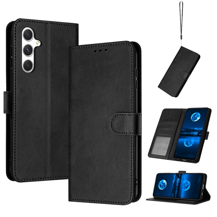 Solid Calf Texture Flip Leather Phone Case, For Samsung Galaxy S26+ 5G, For Samsung Galaxy S26 Ultra 5G, For Samsung Galaxy S26 5G, For Samsung Galaxy S25 / S24 5G, For Samsung Galaxy S25+ / S24+ 5G, For Samsung Galaxy S25 Ultra 5G