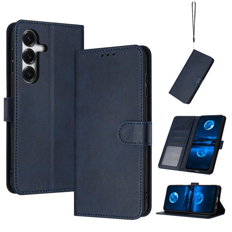 Solid Calf Texture Flip Leather Phone Case, For Samsung Galaxy S26+ 5G, For Samsung Galaxy S26 Ultra 5G, For Samsung Galaxy S26 5G, For Samsung Galaxy S25 / S24 5G, For Samsung Galaxy S25+ / S24+ 5G, For Samsung Galaxy S25 Ultra 5G