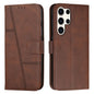 Stitching Calf Texture Buckle Leather Phone Case, For Samsung Galaxy S26+ 5G, For Samsung Galaxy S26 Ultra 5G, For Samsung Galaxy S26 5G, For Samsung Galaxy S25 FE 5G, For Samsung Galaxy S25 Edge 5G, For Samsung Galaxy S25 / S24 5G                     ...