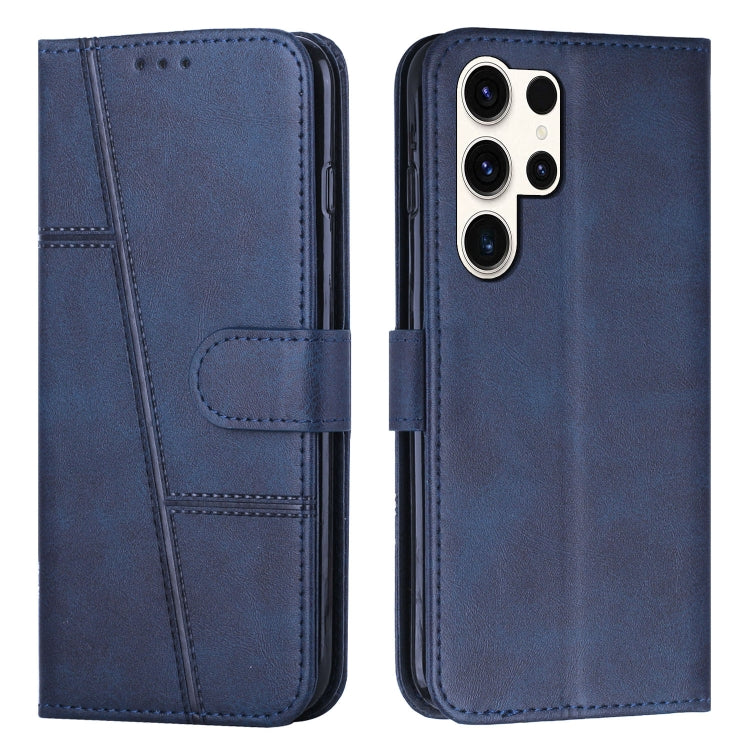 Stitching Calf Texture Buckle Leather Phone Case, For Samsung Galaxy S26+ 5G, For Samsung Galaxy S26 Ultra 5G, For Samsung Galaxy S26 5G, For Samsung Galaxy S25 FE 5G, For Samsung Galaxy S25 Edge 5G, For Samsung Galaxy S25 / S24 5G                     ...