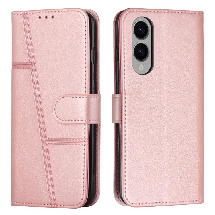 Stitching Calf Texture Buckle Leather Phone Case, For Samsung Galaxy S26+ 5G, For Samsung Galaxy S26 Ultra 5G, For Samsung Galaxy S26 5G, For Samsung Galaxy S25 FE 5G, For Samsung Galaxy S25 Edge 5G, For Samsung Galaxy S25 / S24 5G                     ...