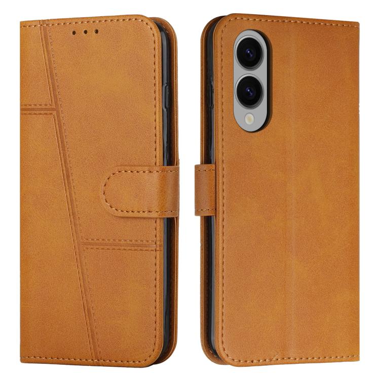 Stitching Calf Texture Buckle Leather Phone Case, For Samsung Galaxy S26+ 5G, For Samsung Galaxy S26 Ultra 5G, For Samsung Galaxy S26 5G, For Samsung Galaxy S25 FE 5G, For Samsung Galaxy S25 Edge 5G, For Samsung Galaxy S25 / S24 5G                     ...
