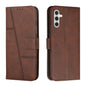 Stitching Calf Texture Buckle Leather Phone Case, For Samsung Galaxy S26+ 5G, For Samsung Galaxy S26 Ultra 5G, For Samsung Galaxy S26 5G, For Samsung Galaxy S25 FE 5G, For Samsung Galaxy S25 Edge 5G, For Samsung Galaxy S25 / S24 5G                     ...