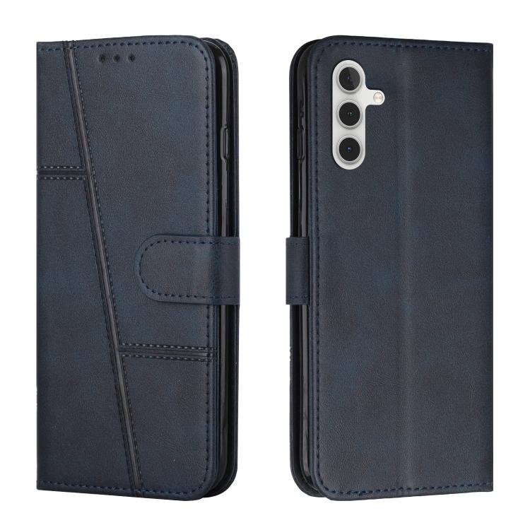 Stitching Calf Texture Buckle Leather Phone Case, For Samsung Galaxy S26+ 5G, For Samsung Galaxy S26 Ultra 5G, For Samsung Galaxy S26 5G, For Samsung Galaxy S25 FE 5G, For Samsung Galaxy S25 Edge 5G, For Samsung Galaxy S25 / S24 5G                     ...