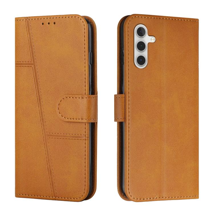 Stitching Calf Texture Buckle Leather Phone Case, For Samsung Galaxy S26+ 5G, For Samsung Galaxy S26 Ultra 5G, For Samsung Galaxy S26 5G, For Samsung Galaxy S25 FE 5G, For Samsung Galaxy S25 Edge 5G, For Samsung Galaxy S25 / S24 5G                     ...