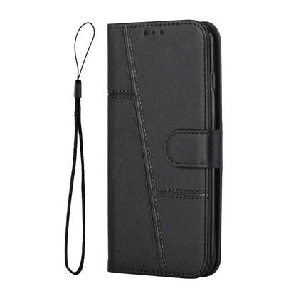 Stitching Calf Texture Buckle Leather Phone Case, For Samsung Galaxy S26+ 5G, For Samsung Galaxy S26 Ultra 5G, For Samsung Galaxy S26 5G, For Samsung Galaxy S25 FE 5G, For Samsung Galaxy S25 Edge 5G, For Samsung Galaxy S25 / S24 5G                     ...