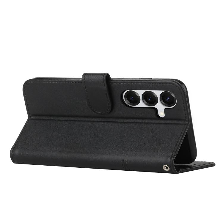 Stitching Calf Texture Buckle Leather Phone Case, For Samsung Galaxy S26+ 5G, For Samsung Galaxy S26 Ultra 5G, For Samsung Galaxy S26 5G, For Samsung Galaxy S25 FE 5G, For Samsung Galaxy S25 Edge 5G, For Samsung Galaxy S25 / S24 5G                     ...