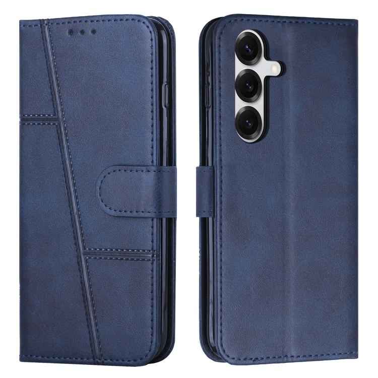 Stitching Calf Texture Buckle Leather Phone Case, For Samsung Galaxy S26+ 5G, For Samsung Galaxy S26 Ultra 5G, For Samsung Galaxy S26 5G, For Samsung Galaxy S25 FE 5G, For Samsung Galaxy S25 Edge 5G, For Samsung Galaxy S25 / S24 5G                     ...