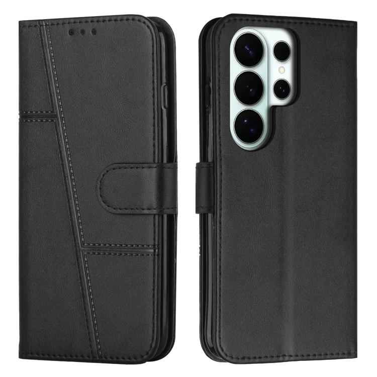 Stitching Calf Texture Buckle Leather Phone Case, For Samsung Galaxy S26+ 5G, For Samsung Galaxy S26 Ultra 5G, For Samsung Galaxy S26 5G, For Samsung Galaxy S25 FE 5G, For Samsung Galaxy S25 Edge 5G, For Samsung Galaxy S25 / S24 5G                     ...
