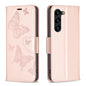 Embossing Two Butterflies Pattern Leather Phone Case, For Samsung Galaxy S25 5G, For Samsung Galaxy S25+ 5G