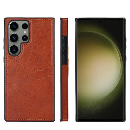 Litchi Leather Skin Card Slots Phone Case, For Samsung Galaxy S24 5G, For Samsung Galaxy S23 Ultra 5G, For Samsung Galaxy S23+ 5G, For Samsung Galaxy S23 5G