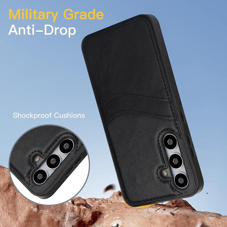 Litchi Leather Skin Card Slots Phone Case, For Samsung Galaxy S24 5G, For Samsung Galaxy S23 Ultra 5G, For Samsung Galaxy S23+ 5G, For Samsung Galaxy S23 5G