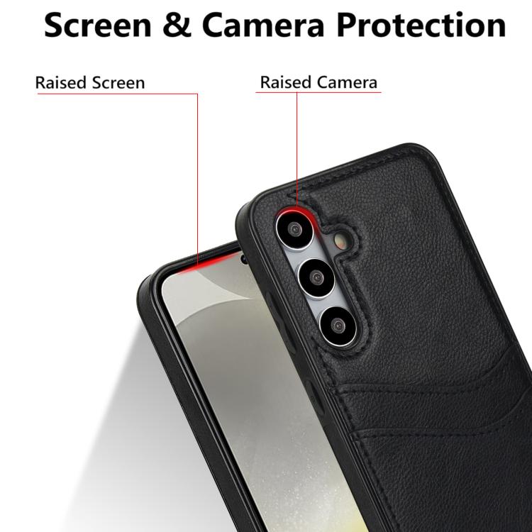 Litchi Leather Skin Card Slots Phone Case, For Samsung Galaxy S24 5G, For Samsung Galaxy S23 Ultra 5G, For Samsung Galaxy S23+ 5G, For Samsung Galaxy S23 5G