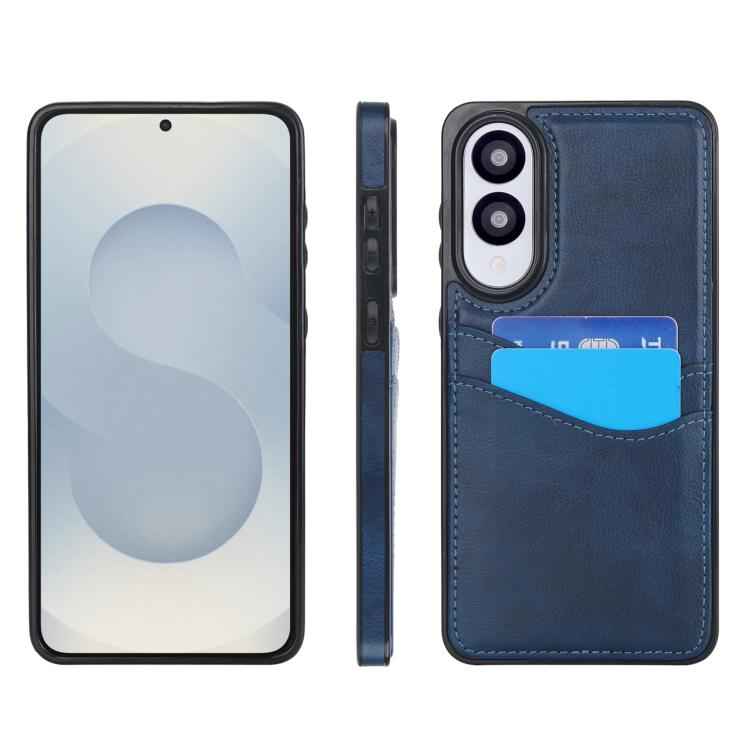 Litchi Leather Skin Card Slots Phone Case, For Samsung Galaxy S26+ 5G, For Samsung Galaxy S26 Ultra 5G, For Samsung Galaxy S26 5G, For Samsung Galaxy S25 Edge 5G, For Samsung Galaxy S25 5G, For Samsung Galaxy S25+ 5G, For Samsung Galaxy S25 Ultra 5G   ...