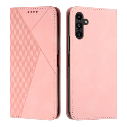 Diamond Splicing Skin Feel Magnetic Leather Phone Case, For Galaxy S26 FE 5G, For Samsung Galaxy S26+ 5G, For Samsung Galaxy S26 Ultra 5G, For Samsung Galaxy S26 5G, For Samsung Galaxy S25 FE 5G, For Samsung Galaxy S25 Edge 5G                          ...