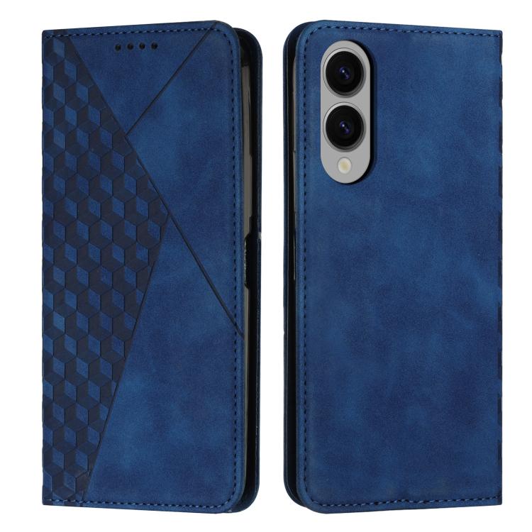 Diamond Splicing Skin Feel Magnetic Leather Phone Case, For Galaxy S26 FE 5G, For Samsung Galaxy S26+ 5G, For Samsung Galaxy S26 Ultra 5G, For Samsung Galaxy S26 5G, For Samsung Galaxy S25 FE 5G, For Samsung Galaxy S25 Edge 5G                          ...