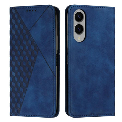 Diamond Splicing Skin Feel Magnetic Leather Phone Case, For Galaxy S26 FE 5G, For Samsung Galaxy S26+ 5G, For Samsung Galaxy S26 Ultra 5G, For Samsung Galaxy S26 5G, For Samsung Galaxy S25 FE 5G, For Samsung Galaxy S25 Edge 5G                          ...