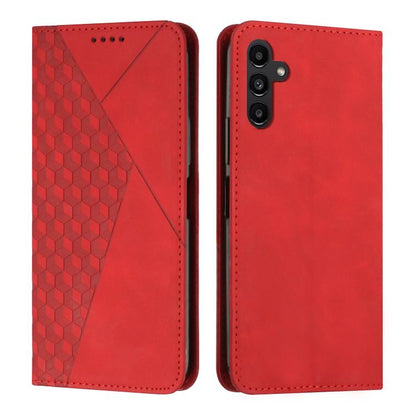 Diamond Splicing Skin Feel Magnetic Leather Phone Case, For Galaxy S26 FE 5G, For Samsung Galaxy S26+ 5G, For Samsung Galaxy S26 Ultra 5G, For Samsung Galaxy S26 5G, For Samsung Galaxy S25 FE 5G, For Samsung Galaxy S25 Edge 5G                          ...