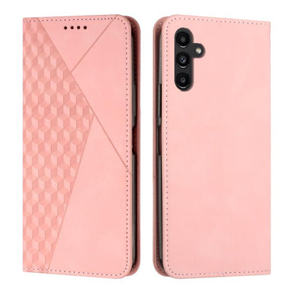 Diamond Splicing Skin Feel Magnetic Leather Phone Case, For Galaxy S26 FE 5G, For Samsung Galaxy S26+ 5G, For Samsung Galaxy S26 Ultra 5G, For Samsung Galaxy S26 5G, For Samsung Galaxy S25 FE 5G, For Samsung Galaxy S25 Edge 5G                          ...