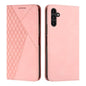 Diamond Splicing Skin Feel Magnetic Leather Phone Case, For Galaxy S26 FE 5G, For Samsung Galaxy S26+ 5G, For Samsung Galaxy S26 Ultra 5G, For Samsung Galaxy S26 5G, For Samsung Galaxy S25 FE 5G, For Samsung Galaxy S25 Edge 5G                          ...