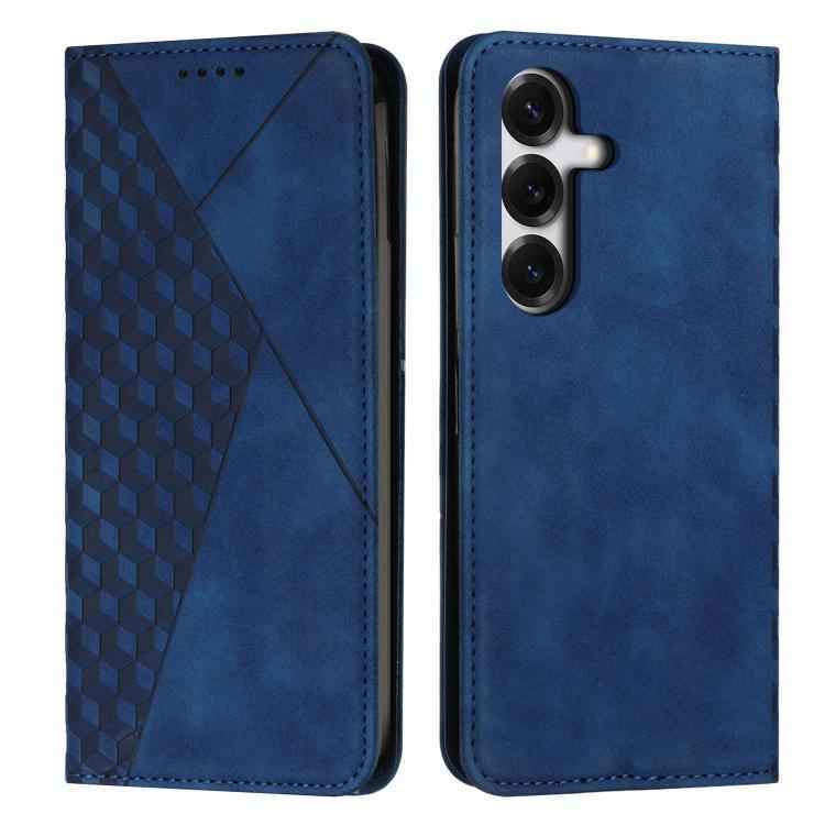 Diamond Splicing Skin Feel Magnetic Leather Phone Case, For Samsung Galaxy S26+ 5G, For Samsung Galaxy S26 Ultra 5G, For Samsung Galaxy S26 5G, For Samsung Galaxy S25 FE 5G, For Samsung Galaxy S25 Edge 5G, For Samsung Galaxy S25 / S24 5G               ...