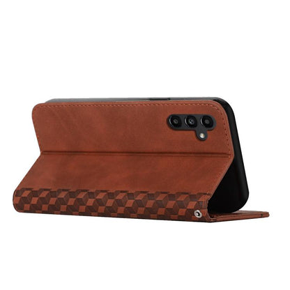 Diamond Splicing Skin Feel Magnetic Leather Phone Case, For Galaxy S26 FE 5G, For Samsung Galaxy S26+ 5G, For Samsung Galaxy S26 Ultra 5G, For Samsung Galaxy S26 5G, For Samsung Galaxy S25 FE 5G, For Samsung Galaxy S25 Edge 5G                          ...
