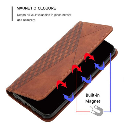 Diamond Splicing Skin Feel Magnetic Leather Phone Case, For Galaxy S26 FE 5G, For Samsung Galaxy S26+ 5G, For Samsung Galaxy S26 Ultra 5G, For Samsung Galaxy S26 5G, For Samsung Galaxy S25 FE 5G, For Samsung Galaxy S25 Edge 5G                          ...