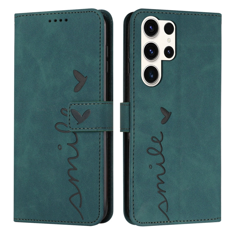Skin Feel Heart Embossed Leather Phone Case with Long Lanyard, For Samsung Galaxy S26+ 5G, For Samsung Galaxy S26 Ultra 5G, For Samsung Galaxy S26 5G, For Samsung Galaxy S25 FE 5G, For Samsung Galaxy S25 Edge 5G, For Samsung Galaxy S25 / S24 5G        ...