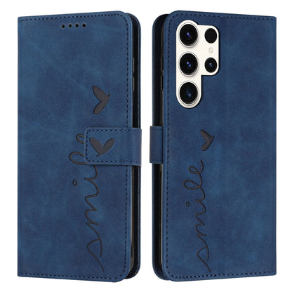 Skin Feel Heart Embossed Leather Phone Case with Long Lanyard, For Galaxy S26 FE 5G, For Samsung Galaxy S26+ 5G, For Samsung Galaxy S26 Ultra 5G, For Samsung Galaxy S26 5G, For Samsung Galaxy S25 FE 5G, For Samsung Galaxy S25 Edge 5G                   ...