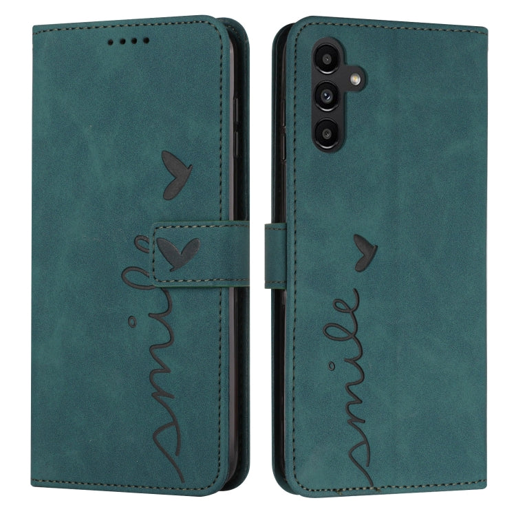 Skin Feel Heart Embossed Leather Phone Case with Long Lanyard, For Samsung Galaxy S26+ 5G, For Samsung Galaxy S26 Ultra 5G, For Samsung Galaxy S26 5G, For Samsung Galaxy S25 FE 5G, For Samsung Galaxy S25 Edge 5G, For Samsung Galaxy S25 / S24 5G        ...