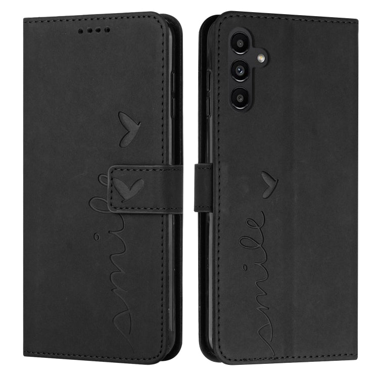 Skin Feel Heart Embossed Leather Phone Case with Long Lanyard, For Galaxy S26 FE 5G, For Samsung Galaxy S26+ 5G, For Samsung Galaxy S26 Ultra 5G, For Samsung Galaxy S26 5G, For Samsung Galaxy S25 FE 5G, For Samsung Galaxy S25 Edge 5G                   ...