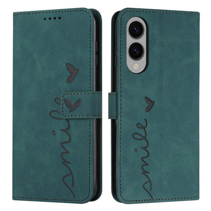 Skin Feel Heart Embossed Leather Phone Case with Long Lanyard, For Galaxy S26 FE 5G, For Samsung Galaxy S26+ 5G, For Samsung Galaxy S26 Ultra 5G, For Samsung Galaxy S26 5G, For Samsung Galaxy S25 FE 5G, For Samsung Galaxy S25 Edge 5G                   ...