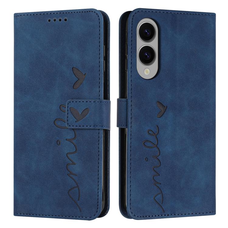 Skin Feel Heart Embossed Leather Phone Case with Long Lanyard, For Galaxy S26 FE 5G, For Samsung Galaxy S26+ 5G, For Samsung Galaxy S26 Ultra 5G, For Samsung Galaxy S26 5G, For Samsung Galaxy S25 FE 5G, For Samsung Galaxy S25 Edge 5G                   ...