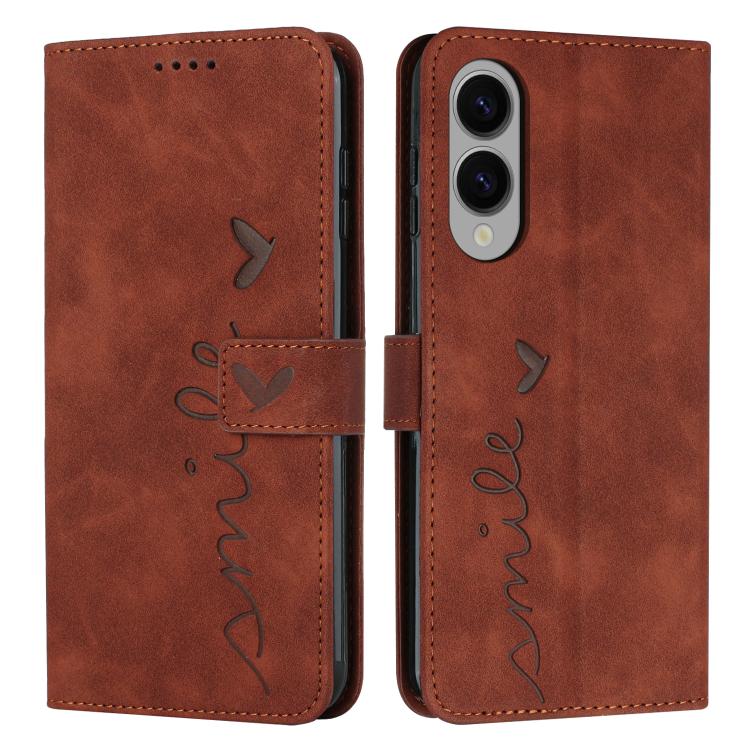 Skin Feel Heart Embossed Leather Phone Case with Long Lanyard, For Samsung Galaxy S26+ 5G, For Samsung Galaxy S26 Ultra 5G, For Samsung Galaxy S26 5G, For Samsung Galaxy S25 FE 5G, For Samsung Galaxy S25 Edge 5G, For Samsung Galaxy S25 / S24 5G        ...