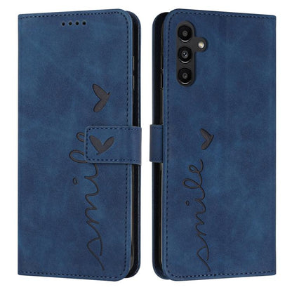 Skin Feel Heart Embossed Leather Phone Case with Long Lanyard, For Galaxy S26 FE 5G, For Samsung Galaxy S26+ 5G, For Samsung Galaxy S26 Ultra 5G, For Samsung Galaxy S26 5G, For Samsung Galaxy S25 FE 5G, For Samsung Galaxy S25 Edge 5G                   ...
