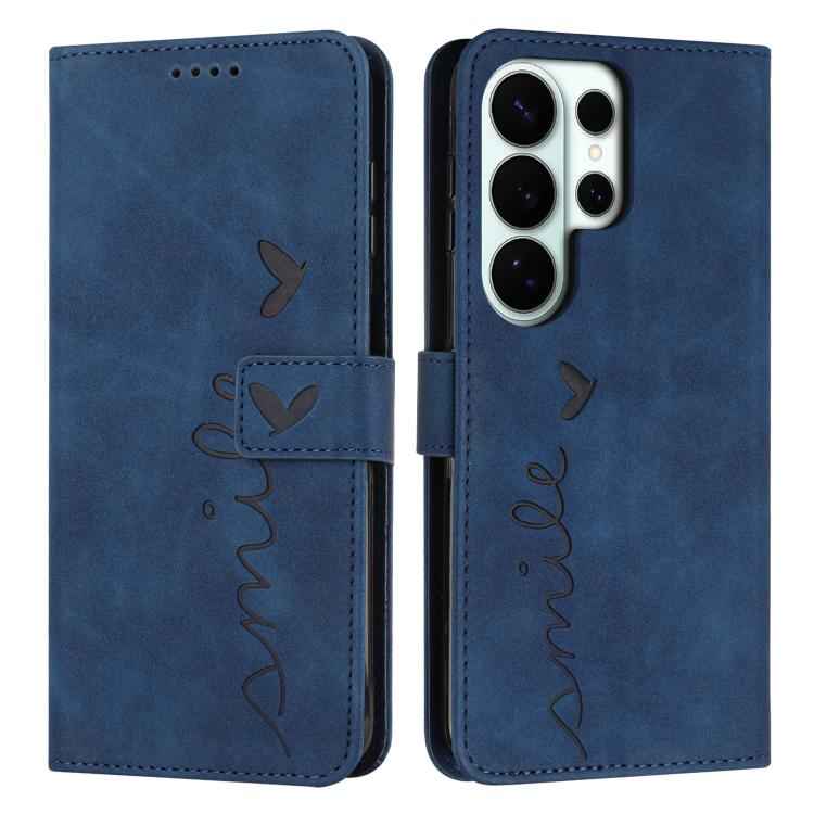 Skin Feel Heart Embossed Leather Phone Case with Long Lanyard, For Samsung Galaxy S26+ 5G, For Samsung Galaxy S26 Ultra 5G, For Samsung Galaxy S26 5G, For Samsung Galaxy S25 FE 5G, For Samsung Galaxy S25 Edge 5G, For Samsung Galaxy S25 / S24 5G        ...