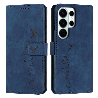 Skin Feel Heart Embossed Leather Phone Case with Long Lanyard, For Galaxy S26 FE 5G, For Samsung Galaxy S26+ 5G, For Samsung Galaxy S26 Ultra 5G, For Samsung Galaxy S26 5G, For Samsung Galaxy S25 FE 5G, For Samsung Galaxy S25 Edge 5G                   ...