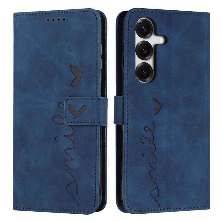 Skin Feel Heart Embossed Leather Phone Case with Long Lanyard, For Samsung Galaxy S26+ 5G, For Samsung Galaxy S26 Ultra 5G, For Samsung Galaxy S26 5G, For Samsung Galaxy S25 FE 5G, For Samsung Galaxy S25 Edge 5G, For Samsung Galaxy S25 / S24 5G        ...