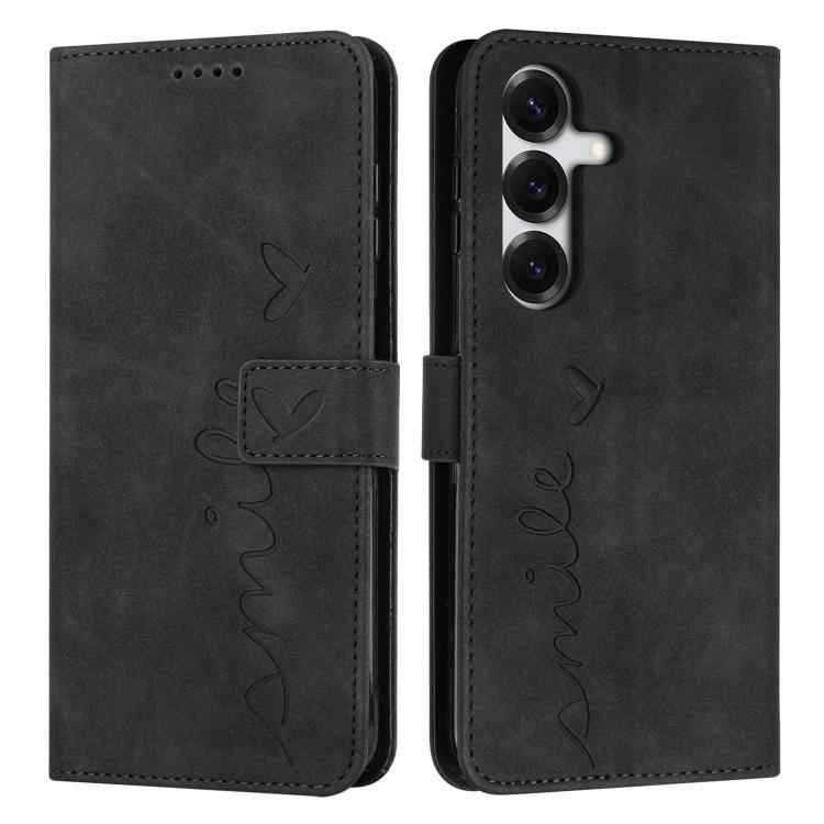 Skin Feel Heart Embossed Leather Phone Case with Long Lanyard, For Samsung Galaxy S26+ 5G, For Samsung Galaxy S26 Ultra 5G, For Samsung Galaxy S26 5G, For Samsung Galaxy S25 FE 5G, For Samsung Galaxy S25 Edge 5G, For Samsung Galaxy S25 / S24 5G        ...