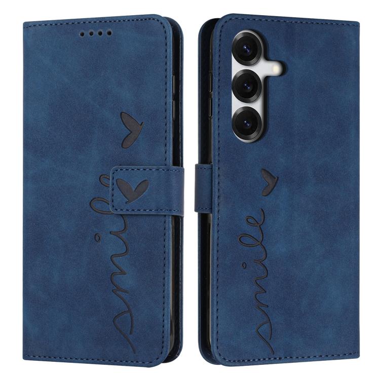 Skin Feel Heart Embossed Leather Phone Case with Long Lanyard, For Galaxy S26 FE 5G, For Samsung Galaxy S26+ 5G, For Samsung Galaxy S26 Ultra 5G, For Samsung Galaxy S26 5G, For Samsung Galaxy S25 FE 5G, For Samsung Galaxy S25 Edge 5G                   ...
