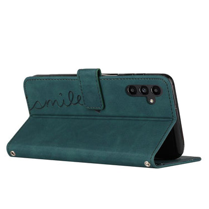 Skin Feel Heart Embossed Leather Phone Case with Long Lanyard, For Galaxy S26 FE 5G, For Samsung Galaxy S26+ 5G, For Samsung Galaxy S26 Ultra 5G, For Samsung Galaxy S26 5G, For Samsung Galaxy S25 FE 5G, For Samsung Galaxy S25 Edge 5G                   ...