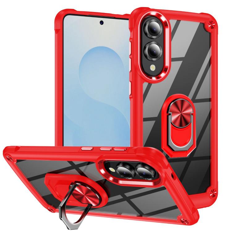 TPU + PC Lens Protection Phone Case with Ring Holder, For Samsung Galaxy S26+ 5G, For Samsung Galaxy S26 Ultra 5G, For Samsung Galaxy S26 5G, For Samsung Galaxy S25 FE 5G, For Samsung Galaxy S25 Edge 5G, For Samsung Galaxy S25 5G                       ...
