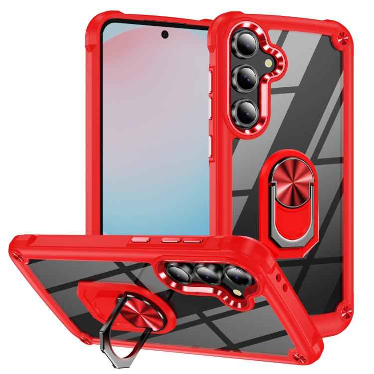 TPU + PC Lens Protection Phone Case with Ring Holder, For Samsung Galaxy S26+ 5G, For Samsung Galaxy S26 Ultra 5G, For Samsung Galaxy S26 5G, For Samsung Galaxy S25 FE 5G, For Samsung Galaxy S25 Edge 5G, For Samsung Galaxy S25 5G                       ...