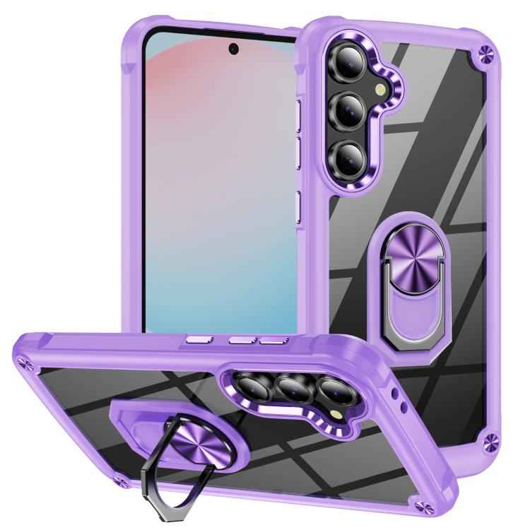 TPU + PC Lens Protection Phone Case with Ring Holder, For Samsung Galaxy S26+ 5G, For Samsung Galaxy S26 Ultra 5G, For Samsung Galaxy S26 5G, For Samsung Galaxy S25 FE 5G, For Samsung Galaxy S25 Edge 5G, For Samsung Galaxy S25 5G                       ...