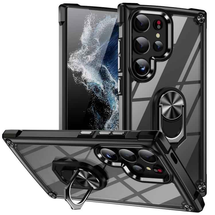 TPU + PC Lens Protection Phone Case with Ring Holder, For Samsung Galaxy S26+ 5G, For Samsung Galaxy S26 Ultra 5G, For Samsung Galaxy S26 5G, For Samsung Galaxy S25 FE 5G, For Samsung Galaxy S25 Edge 5G, For Samsung Galaxy S25 5G                       ...