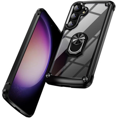 TPU + PC Lens Protection Phone Case with Ring Holder, For Samsung Galaxy S26+ 5G, For Samsung Galaxy S26 Ultra 5G, For Samsung Galaxy S26 5G, For Samsung Galaxy S25 FE 5G, For Samsung Galaxy S25 Edge 5G, For Samsung Galaxy S25 5G                       ...