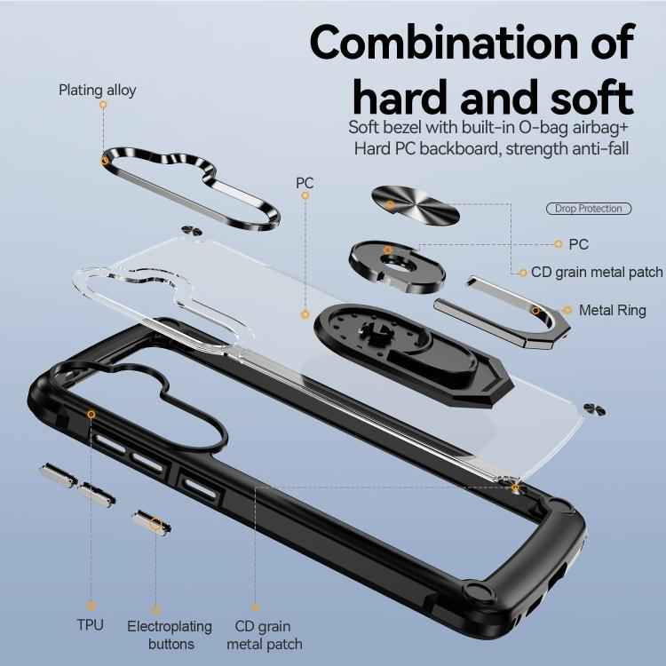 TPU + PC Lens Protection Phone Case with Ring Holder, For Samsung Galaxy S26+ 5G, For Samsung Galaxy S26 Ultra 5G, For Samsung Galaxy S26 5G, For Samsung Galaxy S25 FE 5G, For Samsung Galaxy S25 Edge 5G, For Samsung Galaxy S25 5G                       ...