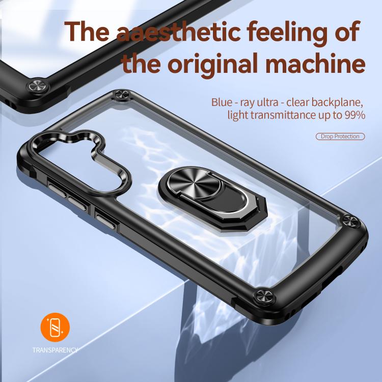 TPU + PC Lens Protection Phone Case with Ring Holder, For Samsung Galaxy S26+ 5G, For Samsung Galaxy S26 Ultra 5G, For Samsung Galaxy S26 5G, For Samsung Galaxy S25 FE 5G, For Samsung Galaxy S25 Edge 5G, For Samsung Galaxy S25 5G                       ...